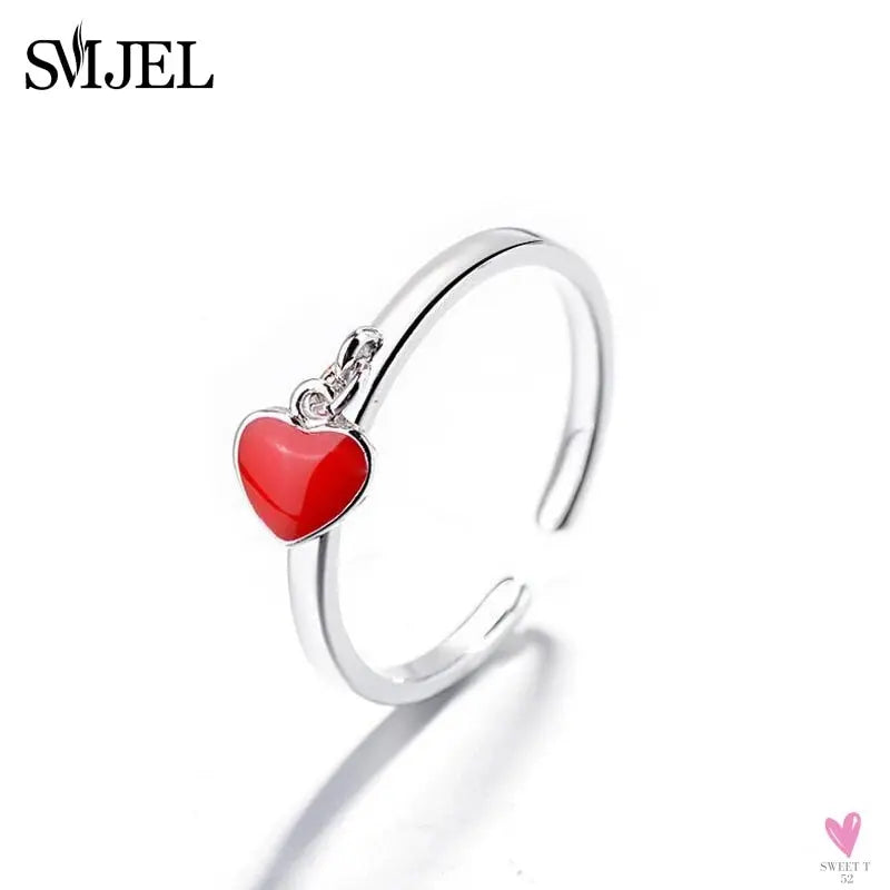 Geometric Circle - Open Adjustable Rings For Women & Girls - Micro Pave, Feather, Leaves, Wave, Cat, Femme Finger Rings