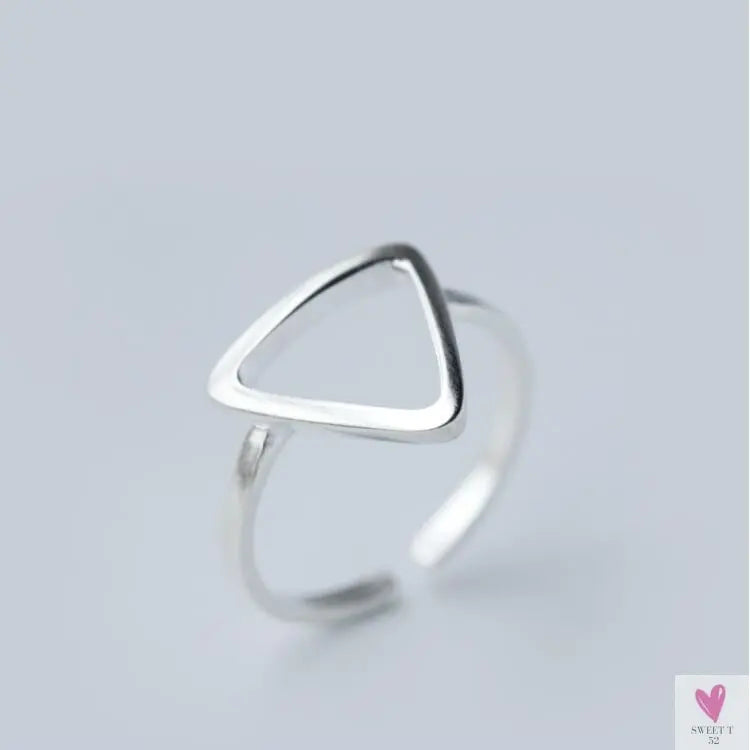 Geometric Circle - Open Adjustable Rings For Women & Girls - Micro Pave, Feather, Leaves, Wave, Cat, Femme Finger Rings