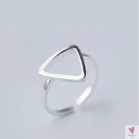 Geometric Circle - Open Adjustable Rings For Women & Girls - Micro Pave, Feather, Leaves, Wave, Cat, Femme Finger Rings