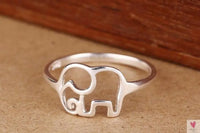 Geometric Circle - Open Adjustable Rings For Women & Girls - Micro Pave, Feather, Leaves, Wave, Cat, Femme Finger Rings