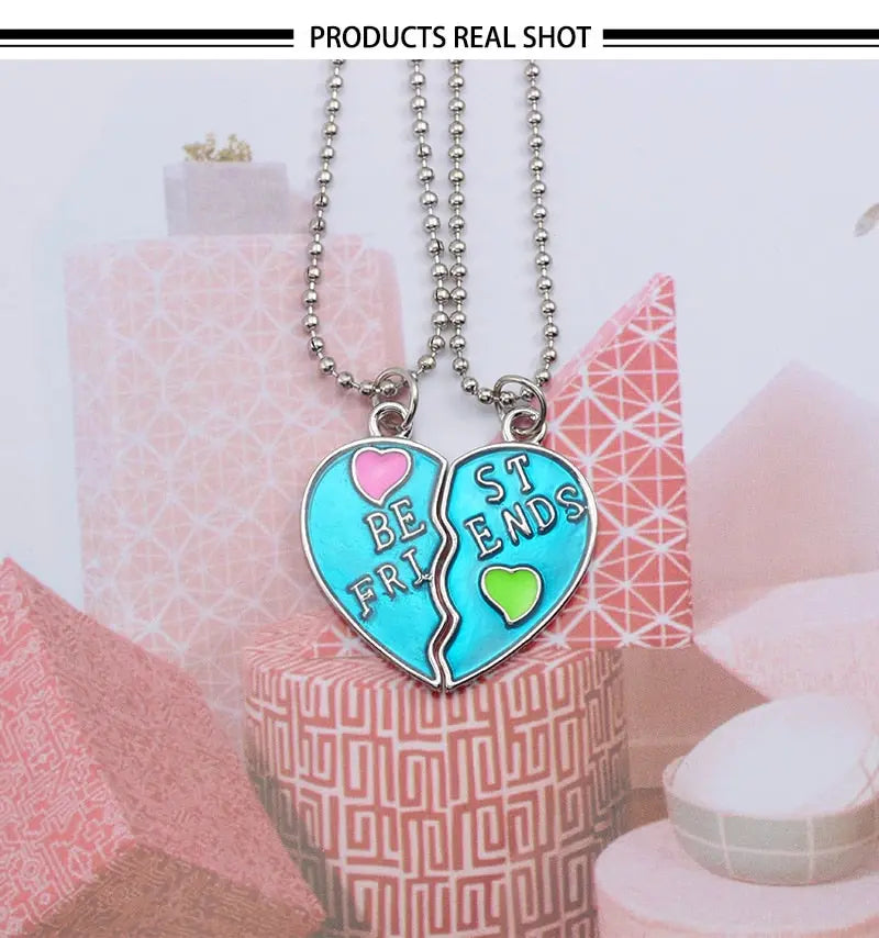 Best Friend Pendant Necklace - Big Sis, Middle Sis and Little Sis - Girls