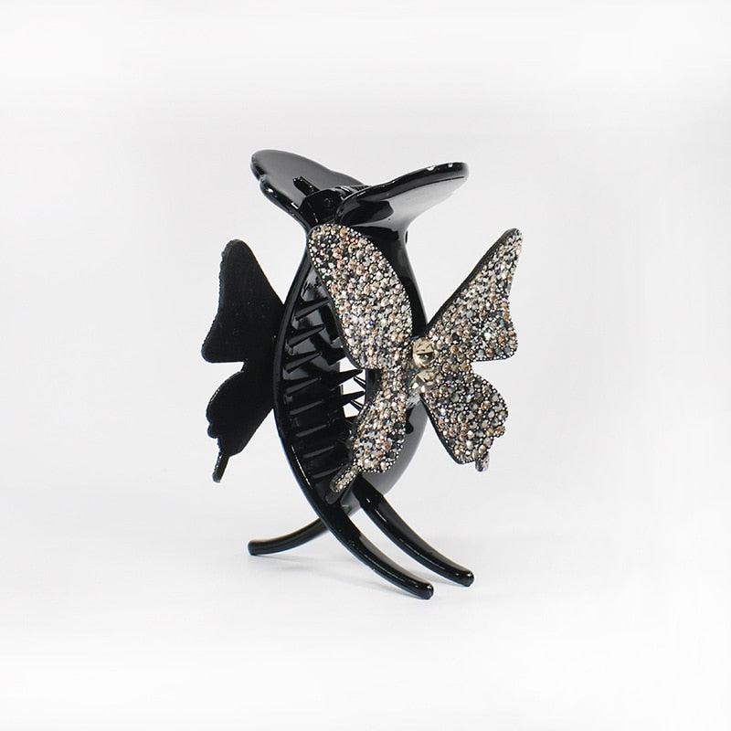 Diamond Butterfly Rhinestone Hairpin (Hair Jewelry) for Women and Girls