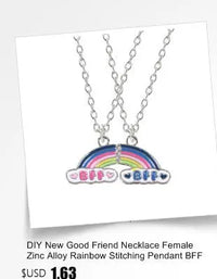 Best Friend Pendant Necklace - Big Sis, Middle Sis and Little Sis - Girls