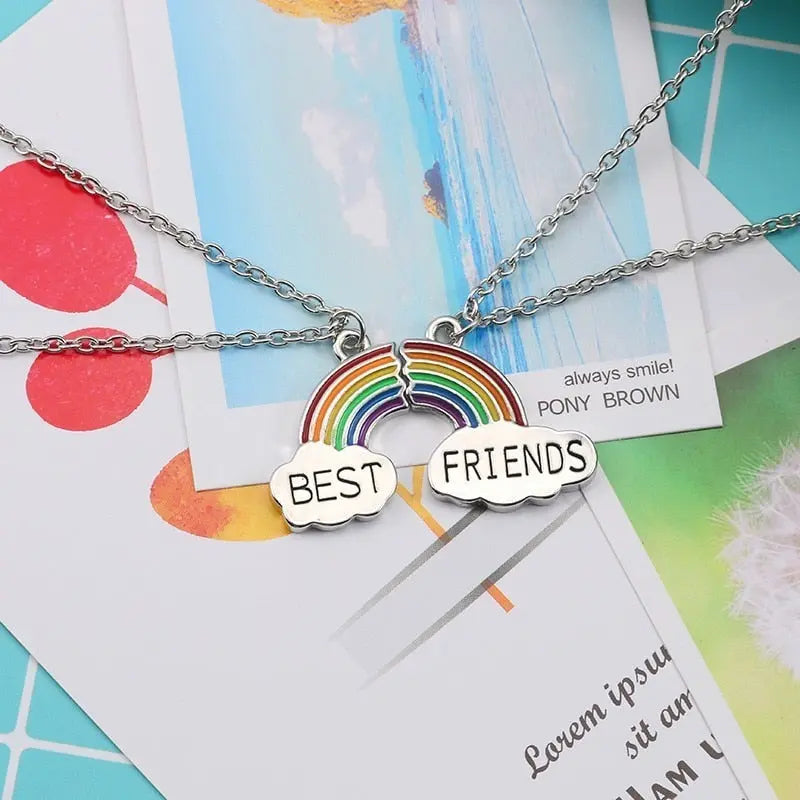 Best Friend Pendant Necklace - Big Sis, Middle Sis and Little Sis - Girls