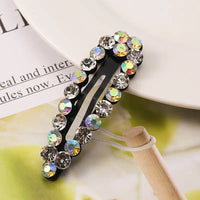 Pearl Hair Clips for Women and Girls - Heart Shape, Crystal Hair Accessories