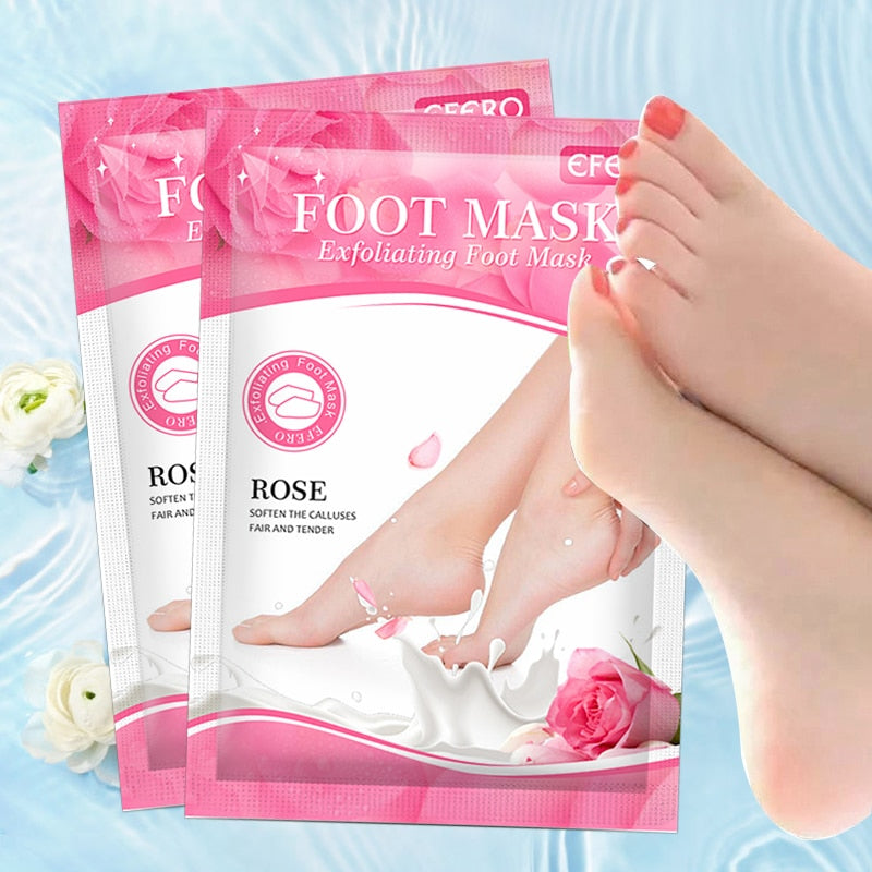 Exfoliating Foot Socks for Pedicure, Peeling socks for Women/Men's Foot Care - Healing & Softening Foot Mask