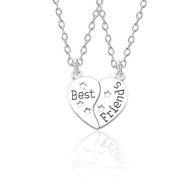 Best Friend Pendant Necklace - Big Sis, Middle Sis and Little Sis - Girls