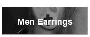Stud Earrings in Stainless Steel for Men and Women - Hip Hop Earrings