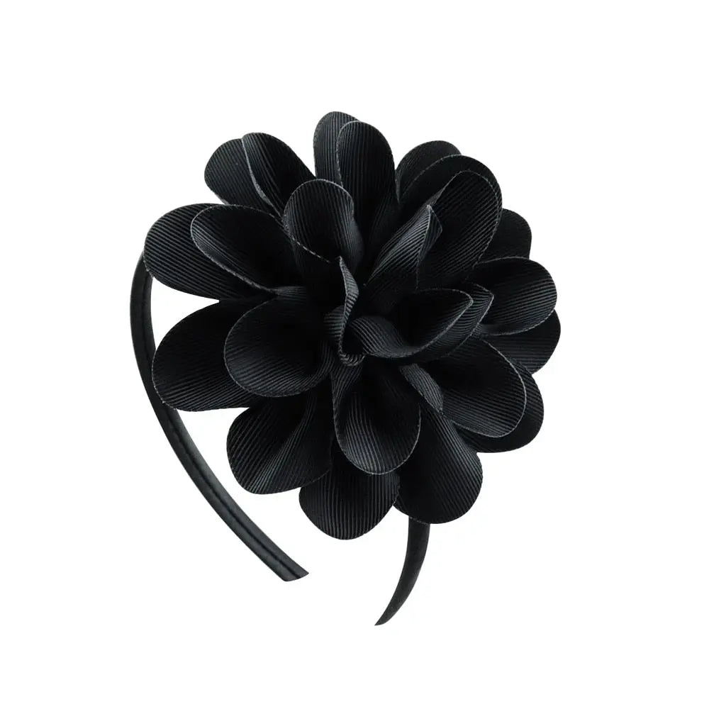 Colorful Big Ribbon Flower Hair Band/Bow for Girls, Teens and Tweens