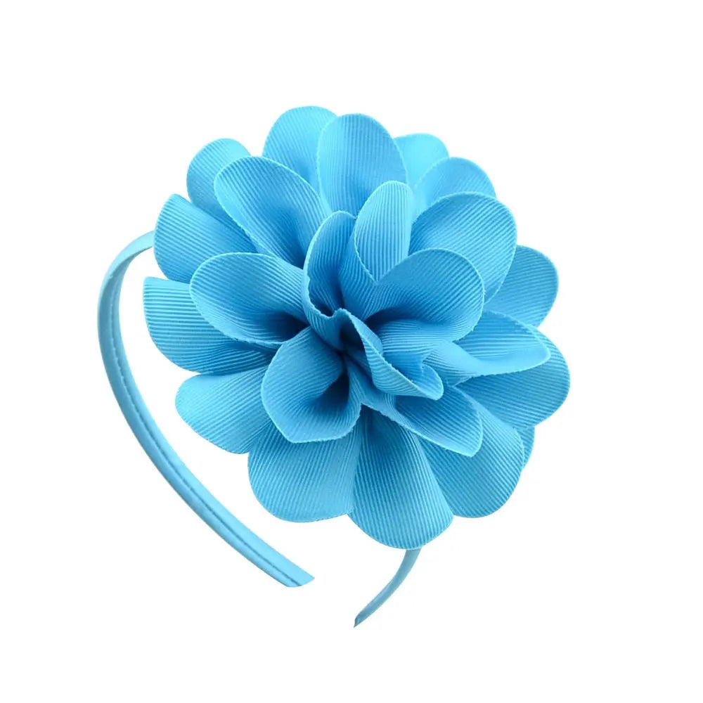 Colorful Big Ribbon Flower Hair Band/Bow for Girls, Teens and Tweens