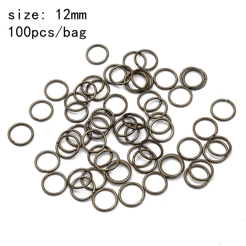 50-200 PCS African Hair Braid Jewelry for Women and Men (Unisex) - Rings, Tubes, Charms