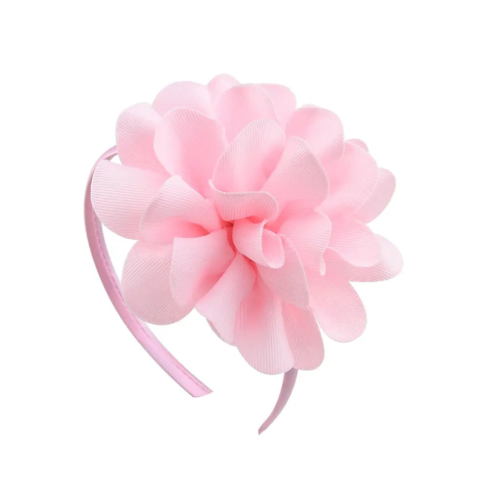 Colorful Big Ribbon Flower Hair Band/Bow for Girls, Teens and Tweens