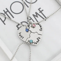 Best Friend Pendant Necklace - Big Sis, Middle Sis and Little Sis - Girls