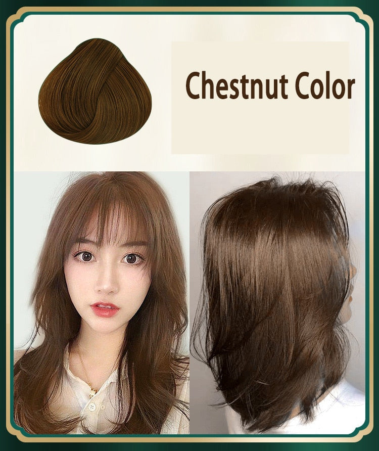 Foam Hair Dye for Men and Women - Multi-color Shampoo/Dye, Convenient Natural Herbal Hair Dye - Unisex