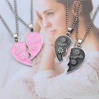 Best Friend Pendant Necklace - Big Sis, Middle Sis and Little Sis - Girls