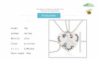 Best Friend Pendant Necklace - Big Sis, Middle Sis and Little Sis - Girls