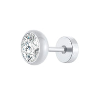 Stud Earrings in Stainless Steel for Men and Women - Hip Hop Earrings