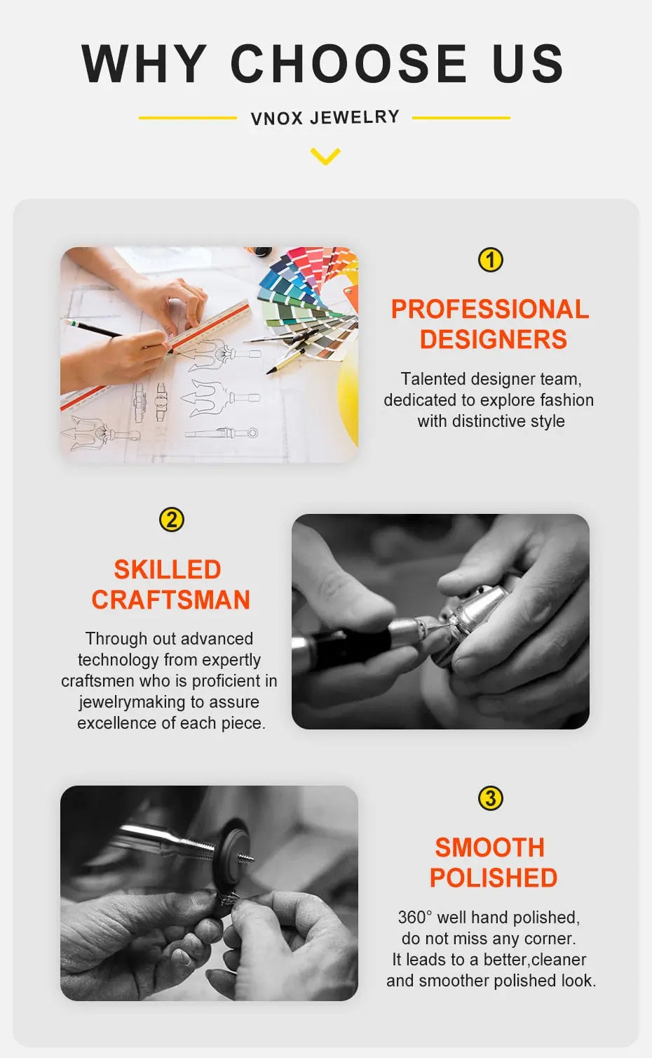 Stud Earrings in Stainless Steel for Men and Women - Hip Hop Earrings