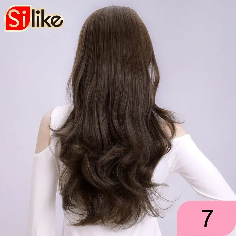 24'' Half Synthetic Hair Extension/Wig for Women and Girls, Light Weight, Comfortable