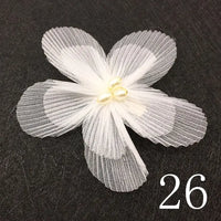 White Flower Combs for Women and Girls - Elegant Fashionable Hair Combs in Lace