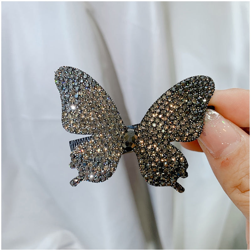 Diamond Butterfly Rhinestone Hairpin (Hair Jewelry) for Women and Girls