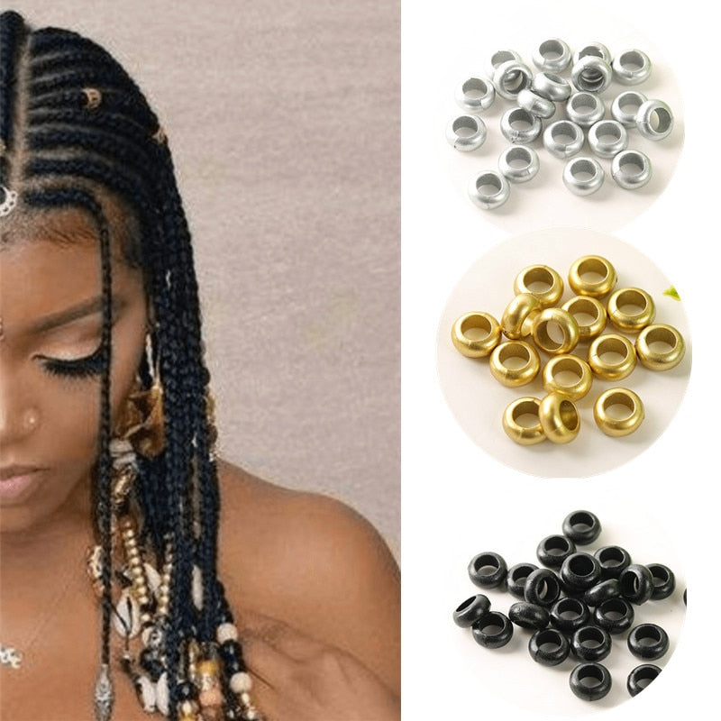 Alileader 100pcs Gold Hair Clips Dreadlock Accessories Hair Beads for Braids  for Women Hair Jewelry for Women Braids Hair Accessories for Braids Hair  Cuffs Hair Jewelry for Locs (Mixed Golden Silver) price