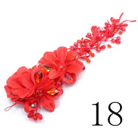 White Flower Combs for Women and Girls - Elegant Fashionable Hair Combs in Lace