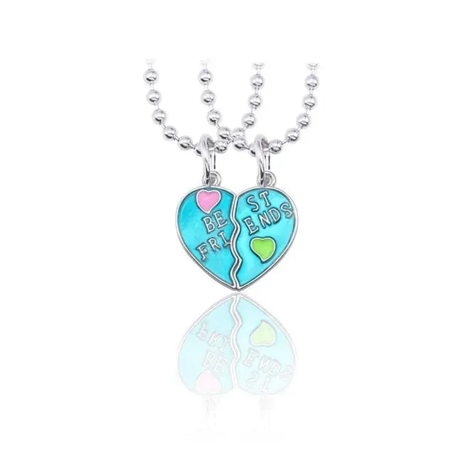 Best Friend Pendant Necklace - Big Sis, Middle Sis and Little Sis - Girls
