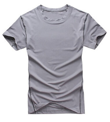 Men’s Ultra-stretch T-Shirt - Quick-Dry, No Ironing, Anti-Wrinkle, Fitness Tee
