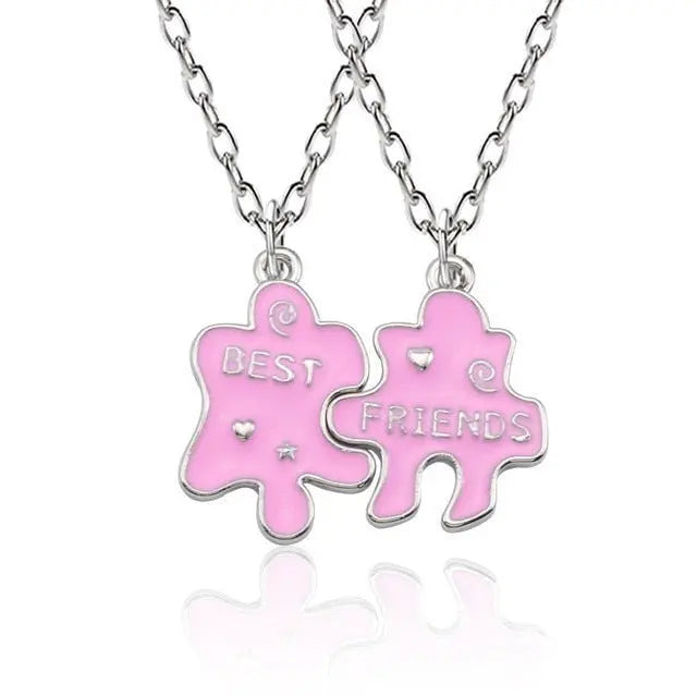 Best Friend Pendant Necklace - Big Sis, Middle Sis and Little Sis - Girls