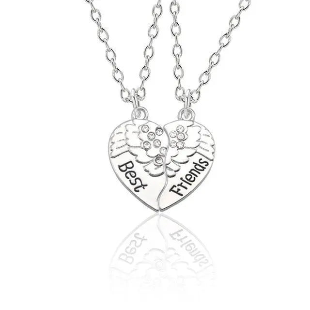 Best Friend Pendant Necklace - Big Sis, Middle Sis and Little Sis - Girls