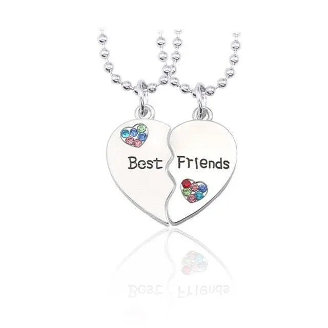 Best Friend Pendant Necklace - Big Sis, Middle Sis and Little Sis - Girls