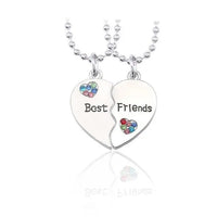 Best Friend Pendant Necklace - Big Sis, Middle Sis and Little Sis - Girls