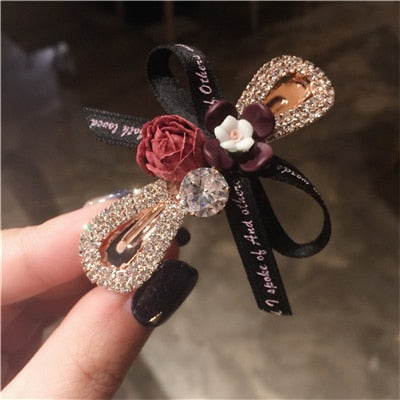 Decorative Flower/Bow/Ribbon/Crystal Hair Clip for Women & Girls - Chic and Smart
