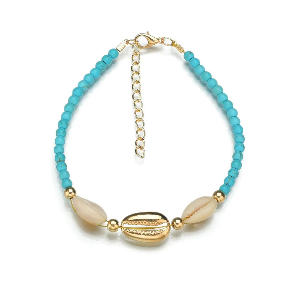 Shell Bracelets in Chain Link style (Lobster Clasp) for Women and Girls