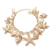 Shell Bracelets in Chain Link style (Lobster Clasp) for Women and Girls