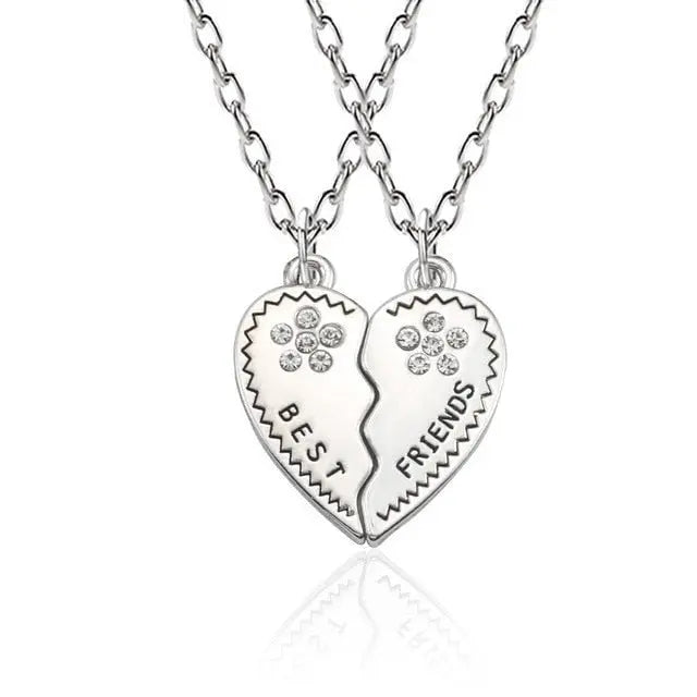 Best Friend Pendant Necklace - Big Sis, Middle Sis and Little Sis - Girls
