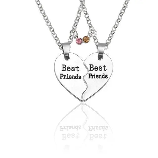 Best Friend Pendant Necklace - Big Sis, Middle Sis and Little Sis - Girls