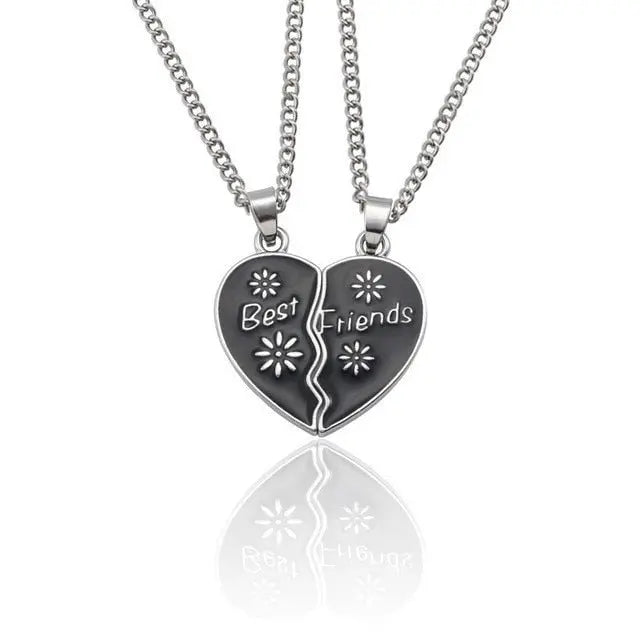 Best Friend Pendant Necklace - Big Sis, Middle Sis and Little Sis - Girls