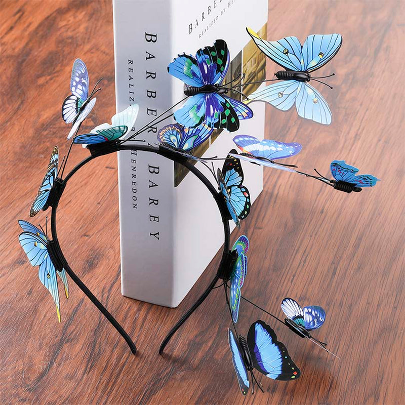 Handmade Butterfly Headband Hair Accessories for Women and Girls/Ladies Tea Show Hairband/Headpieces