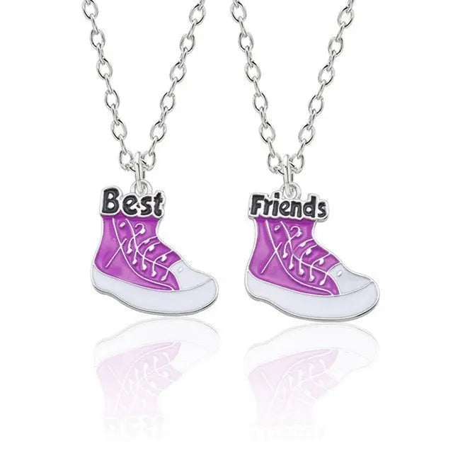 Best Friend Pendant Necklace - Big Sis, Middle Sis and Little Sis - Girls
