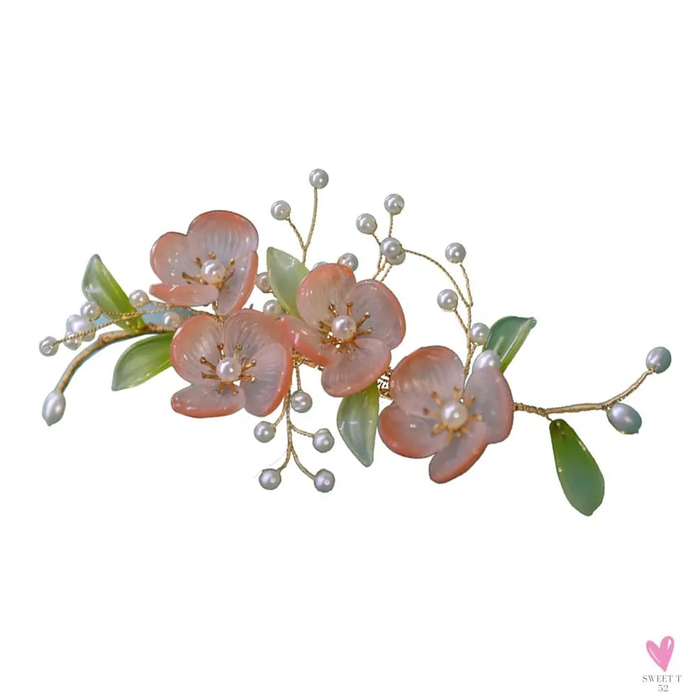 Handmade Acrylic Flower Style Hair Clip for Women and Girls - Chic Hair Jewelry