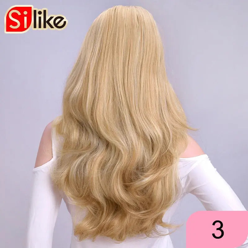 24'' Half Synthetic Hair Extension/Wig for Women and Girls, Light Weight, Comfortable