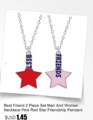 Best Friend Pendant Necklace - Big Sis, Middle Sis and Little Sis - Girls