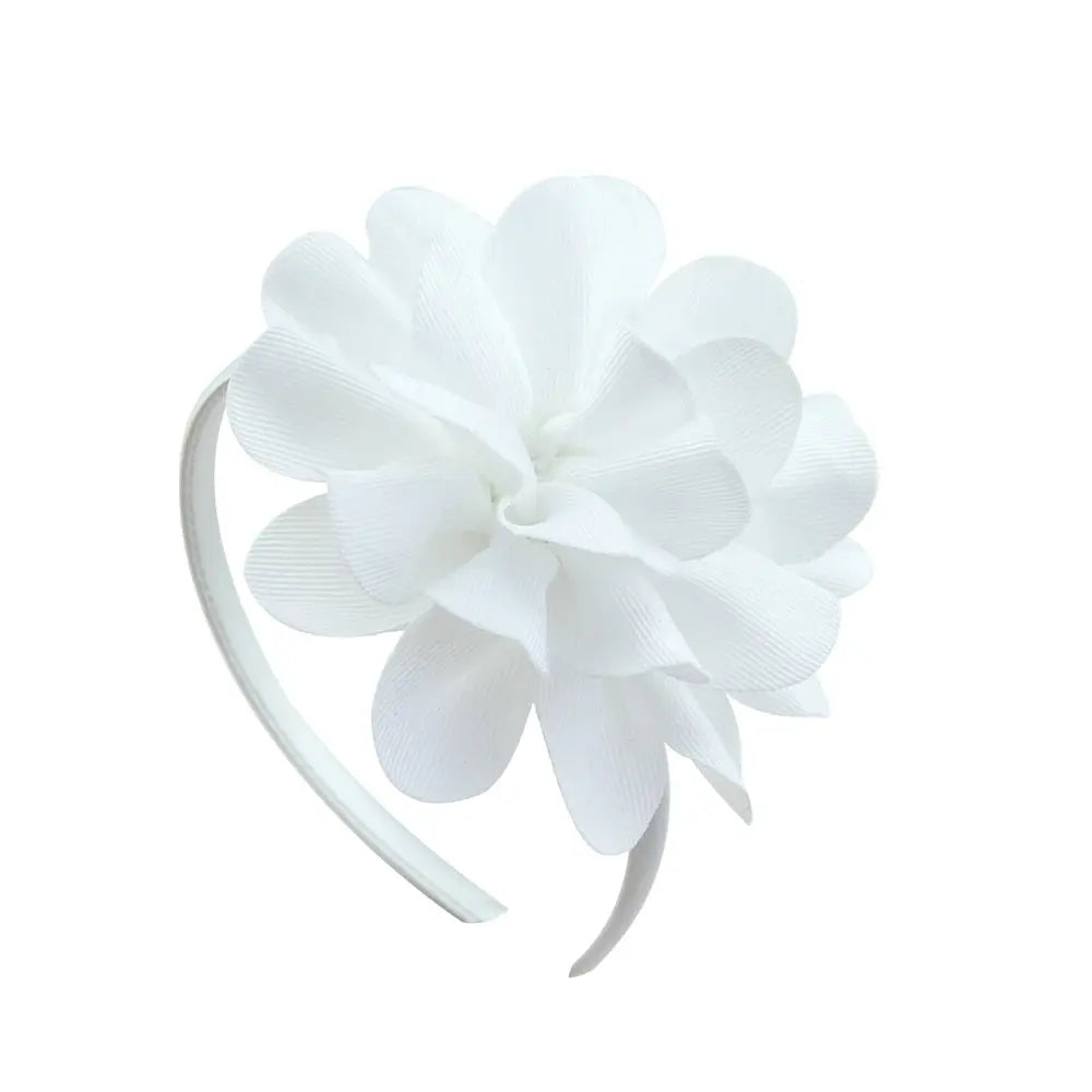 Colorful Big Ribbon Flower Hair Band/Bow for Girls, Teens and Tweens