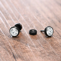 Stud Earrings in Stainless Steel for Men and Women - Hip Hop Earrings
