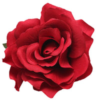 Charming Multicolor Rose Hair Clip - 7 to10 cm in Size for Women and Girls