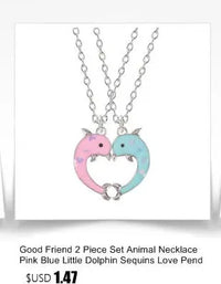 Best Friend Pendant Necklace - Big Sis, Middle Sis and Little Sis - Girls