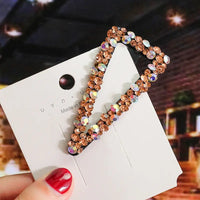 Pearl Hair Clips for Women and Girls - Heart Shape, Crystal Hair Accessories