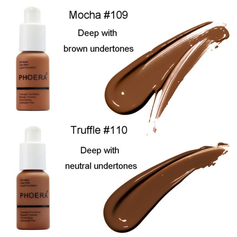 Moisturizing Liquid Matte Oil Control Foundation for Women and Girls - Waterproof/Full Coverage